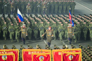 조선로동당 제9차대회기념 열병식 성대히 거행