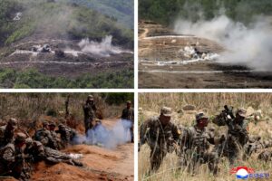 Firing Contest of Mortarmen under KPA Large Combined Units Held to Mark Significant April 25 2 006