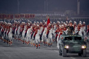 조선로동당 제9차대회기념 열병식 성대히 거행