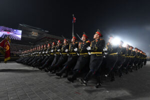 조선로동당 제9차대회기념 열병식 성대히 거행