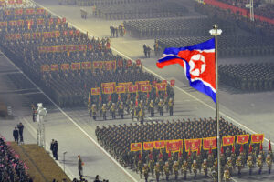 조선로동당 제9차대회기념 열병식 성대히 거행