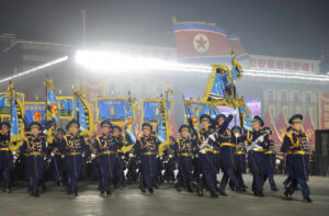 조선로동당 제9차대회기념 열병식 성대히 거행