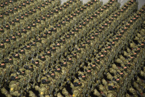 조선로동당 제9차대회기념 열병식 성대히 거행