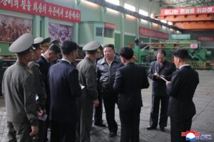 Respected Comrade Kim Jong Un Gives Field Guidance at Major Munitions Industry Enterprise 2 002
