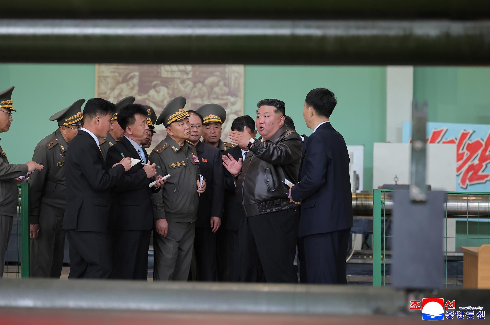 Respected Comrade Kim Jong Un Gives Field Guidance at Major Munitions Industry Enterprise 2 005