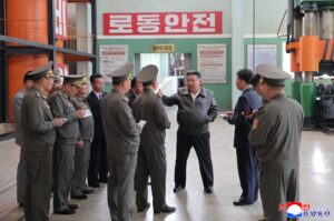 Respected Comrade Kim Jong Un Gives Field Guidance at Major Munitions Industry Enterprise 2 006