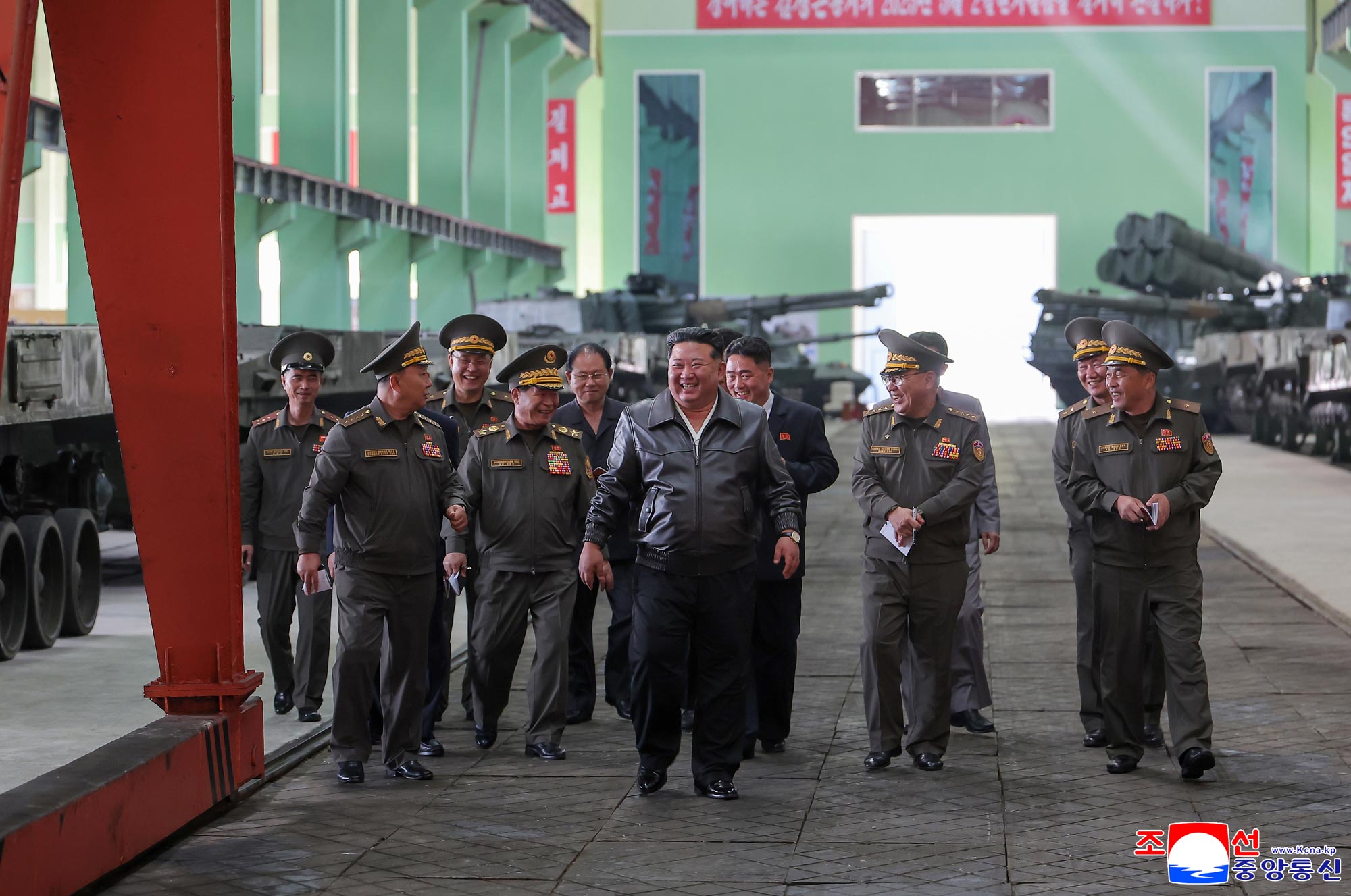 Respected Comrade Kim Jong Un Gives Field Guidance at Major Munitions Industry Enterprise 2 010