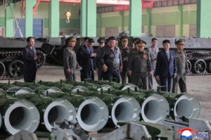 Respected Comrade Kim Jong Un Gives Field Guidance at Major Munitions Industry Enterprise 2 012