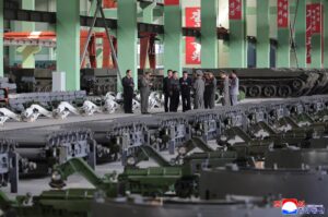 Respected Comrade Kim Jong Un Gives Field Guidance at Major Munitions Industry Enterprise 2 013