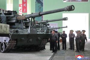 Respected Comrade Kim Jong Un Gives Field Guidance at Major Munitions Industry Enterprise 2 015