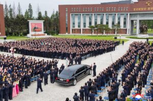Respected Comrade Kim Jong Un Pays Congratulatory Visit to Central Cadres Training School of WPK on Its 80th Founding Anniversary 2 002