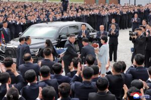 Respected Comrade Kim Jong Un Pays Congratulatory Visit to Central Cadres Training School of WPK on Its 80th Founding Anniversary 2 003