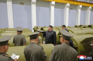 Respected Comrade Kim Jong Un Inspects Major Munitions Industrial Enterprise to Learn about First Half-Yearly Production 2 005