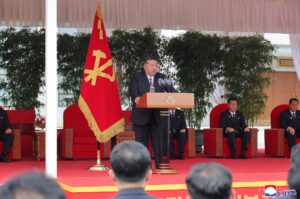 Respected Comrade Kim Jong Un Pays Congratulatory Visit to Central Cadres Training School of WPK on Its 80th Founding Anniversary 2 006
