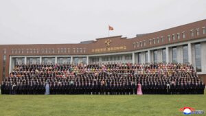 Respected Comrade Kim Jong Un Pays Congratulatory Visit to Central Cadres Training School of WPK on Its 80th Founding Anniversary 2 011