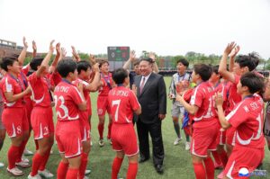 Respected Comrade Kim Jong Un Pays Congratulatory Visit to Central Cadres Training School of WPK on Its 80th Founding Anniversary 2 016