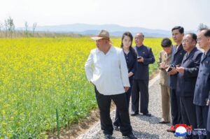 Respected Comrade Kim Jong Un Inspects Sinuiju Combined Greenhouse Farm 2 018