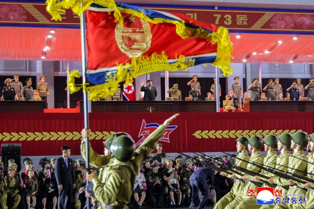 Ceremonial Parade of Columns Symbolic of Units Fought in Fatherland Liberation War Marks 73rd Anniversary of Its Victory 2 001 (5)