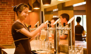 A Popular Beer House in Pyongyang 2